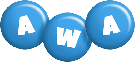 Awa candy-blue logo