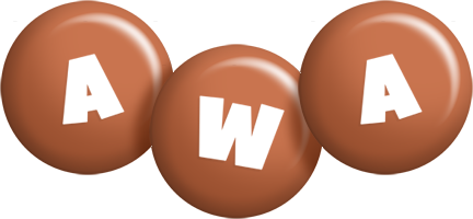 Awa candy-brown logo