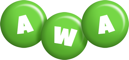 Awa candy-green logo