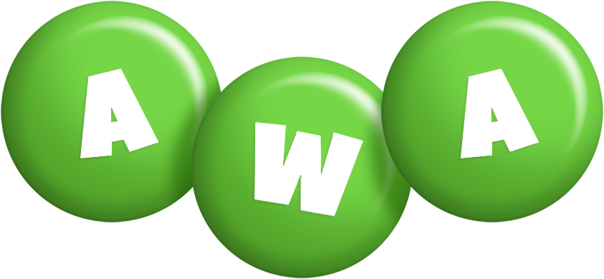 Awa candy-green logo
