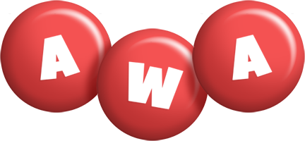 Awa candy-red logo