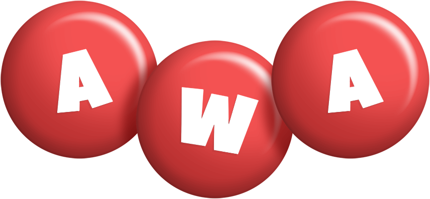 Awa candy-red logo