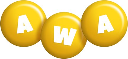 Awa candy-yellow logo
