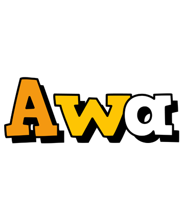 Awa cartoon logo
