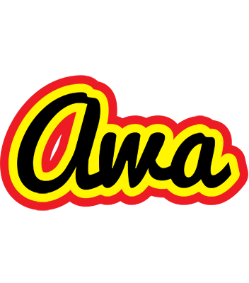 Awa flaming logo