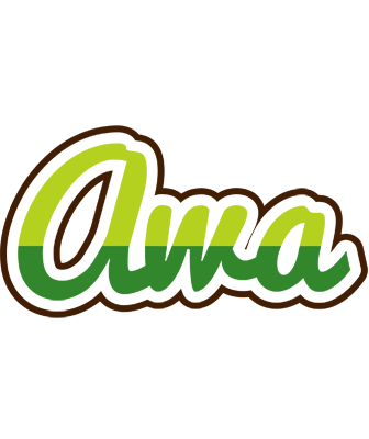Awa golfing logo