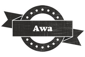 Awa grunge logo