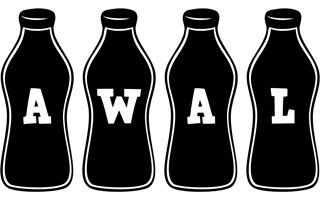 Awal bottle logo