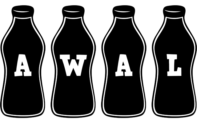 Awal bottle logo