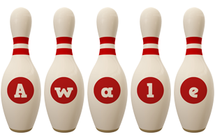 Awale bowling-pin logo