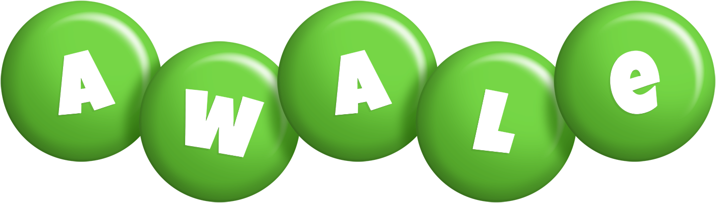 Awale candy-green logo
