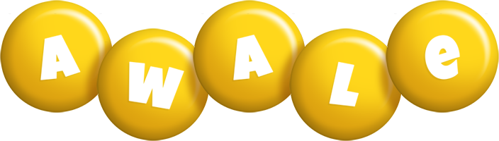 Awale candy-yellow logo