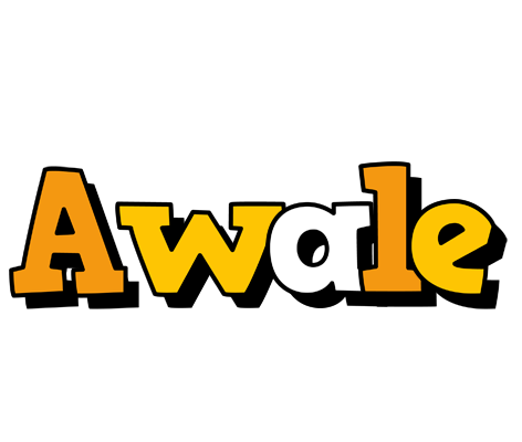 Awale cartoon logo