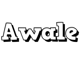 Awale snowing logo