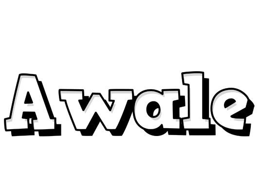 Awale snowing logo