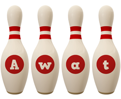 Awat bowling-pin logo