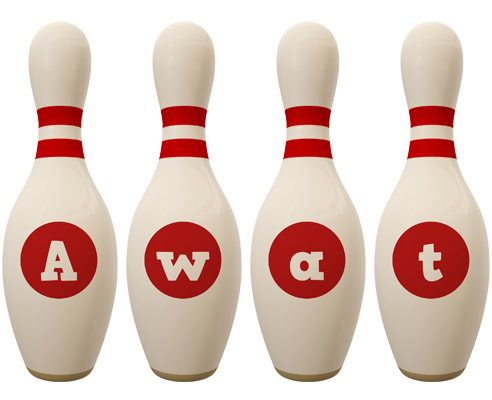 Awat bowling-pin logo