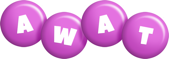 Awat candy-purple logo