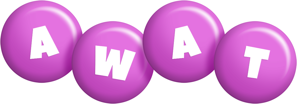 Awat candy-purple logo
