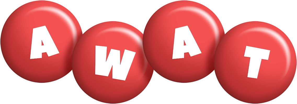 Awat candy-red logo