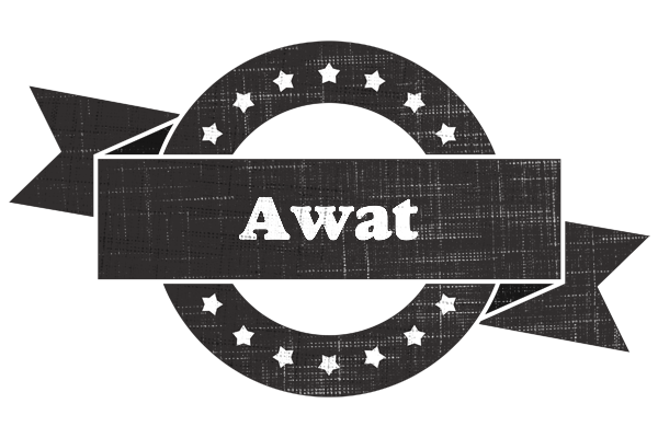 Awat grunge logo