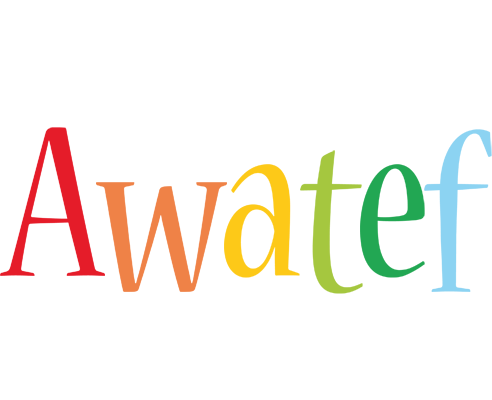 Awatef birthday logo