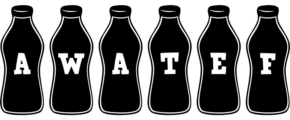 Awatef bottle logo