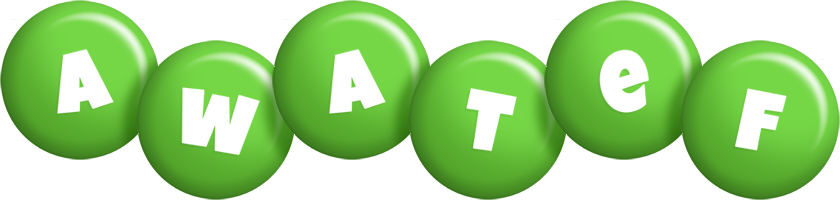 Awatef candy-green logo