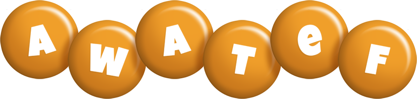 Awatef candy-orange logo