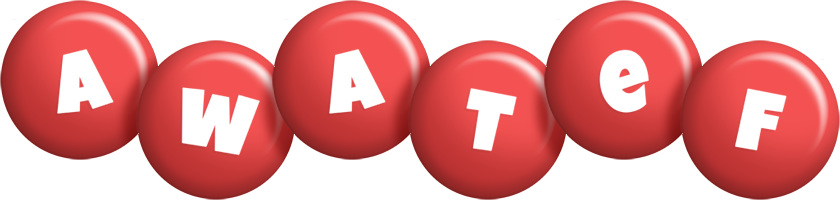 Awatef candy-red logo