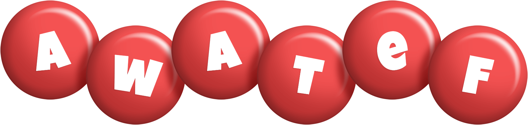 Awatef candy-red logo