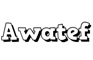 Awatef snowing logo