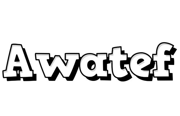 Awatef snowing logo