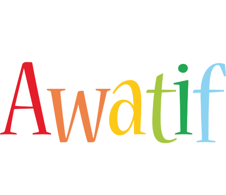 Awatif birthday logo