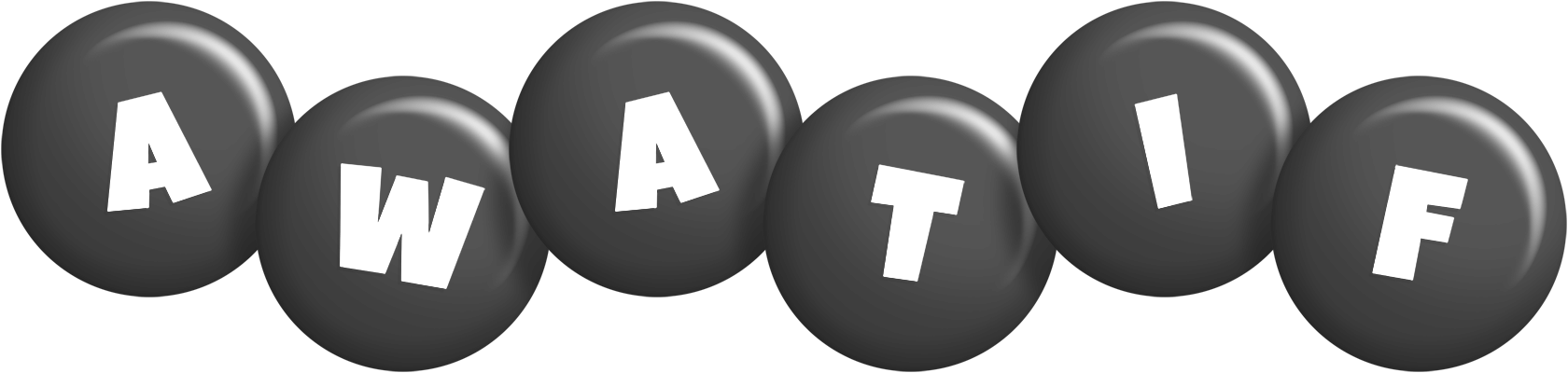 Awatif candy-black logo