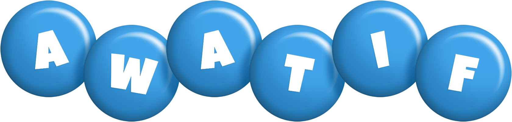 Awatif candy-blue logo