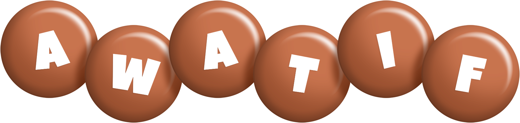 Awatif candy-brown logo