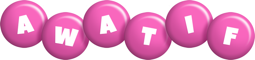 Awatif candy-pink logo