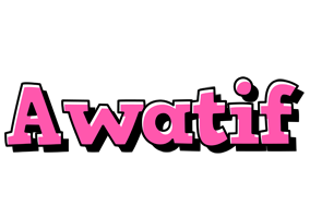 Awatif girlish logo