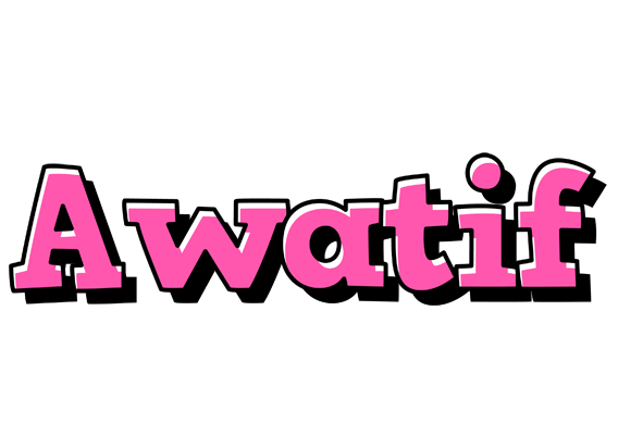 Awatif girlish logo