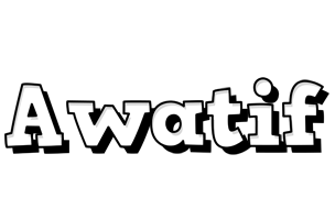 Awatif snowing logo