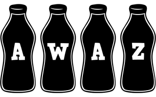 Awaz bottle logo