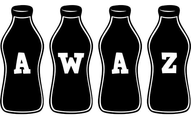 Awaz bottle logo