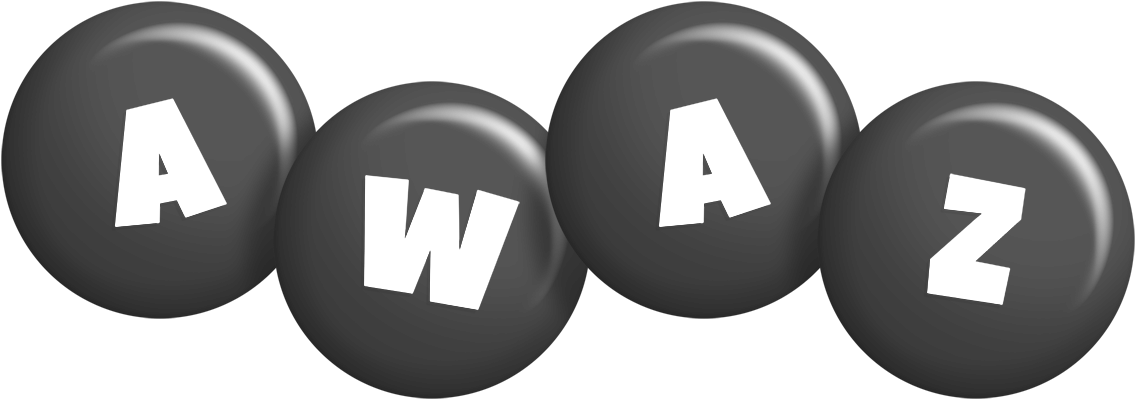 Awaz candy-black logo