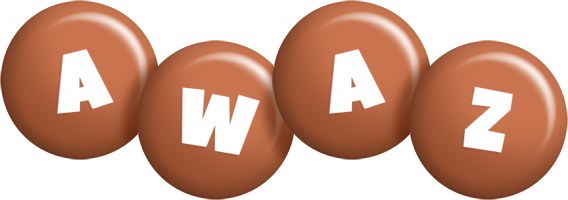 Awaz candy-brown logo