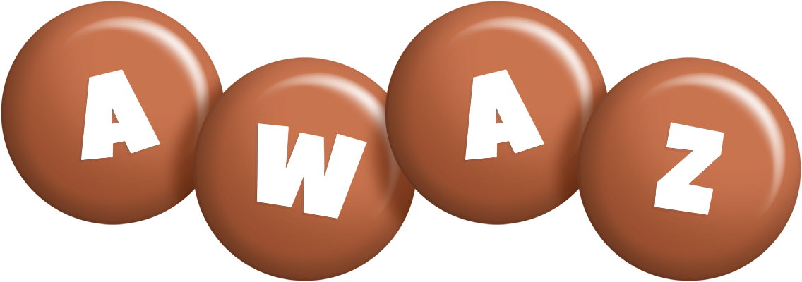 Awaz candy-brown logo