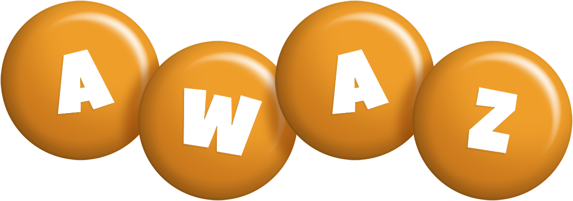 Awaz candy-orange logo