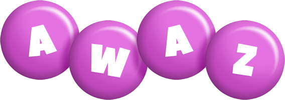 Awaz candy-purple logo