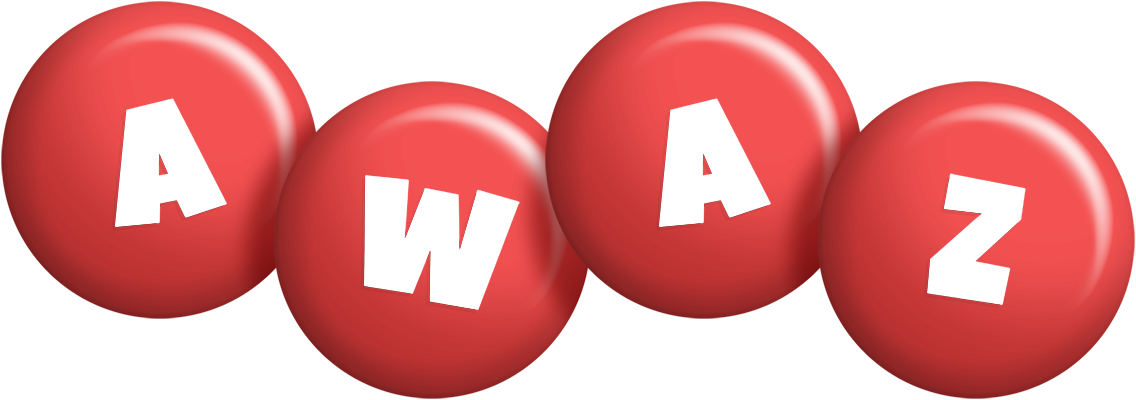 Awaz candy-red logo