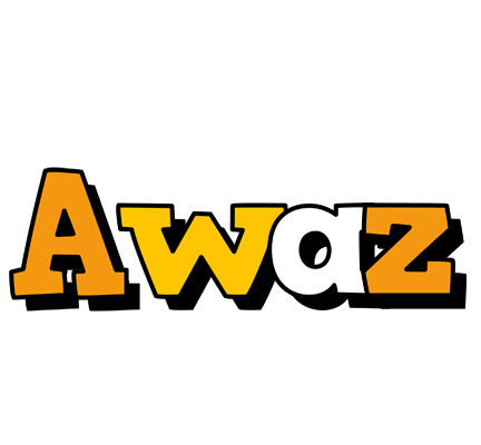 Awaz cartoon logo